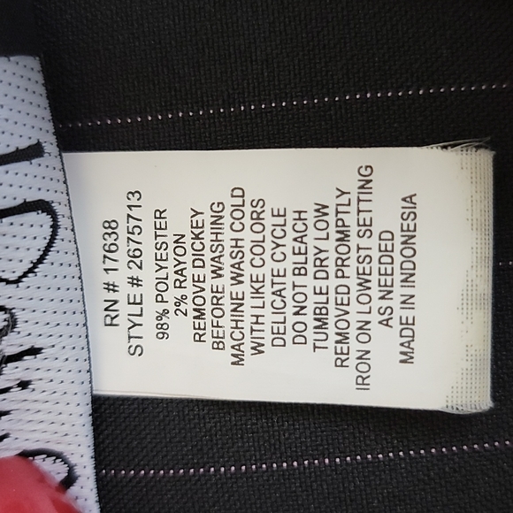 Suits Us Black W/ Purple Pinstripes Pantsuit 10 - Picture 8 of 10